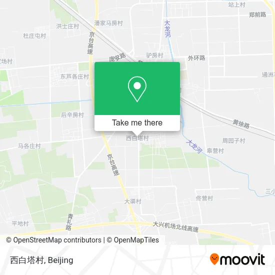 西白塔村 map