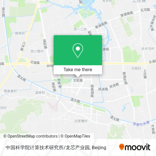 中国科学院计算技术研究所/龙芯产业园 map