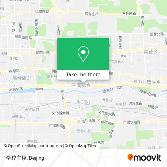 学校主楼 map