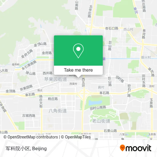 军科院小区 map
