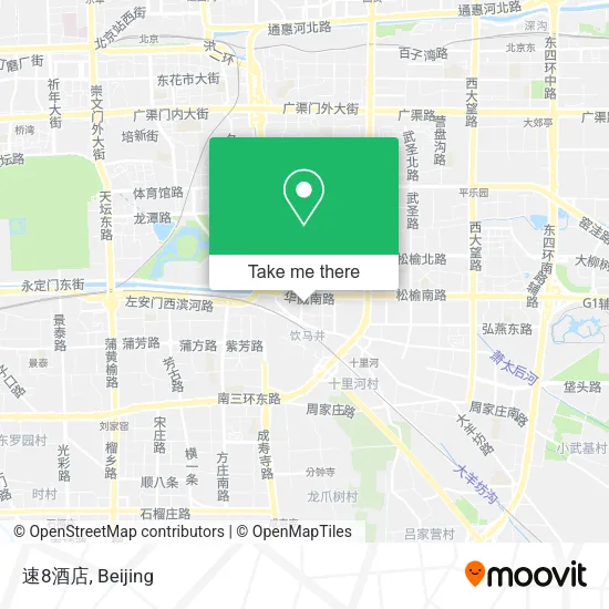 速8酒店 map