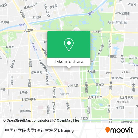 中国科学院大学(奥运村校区) map