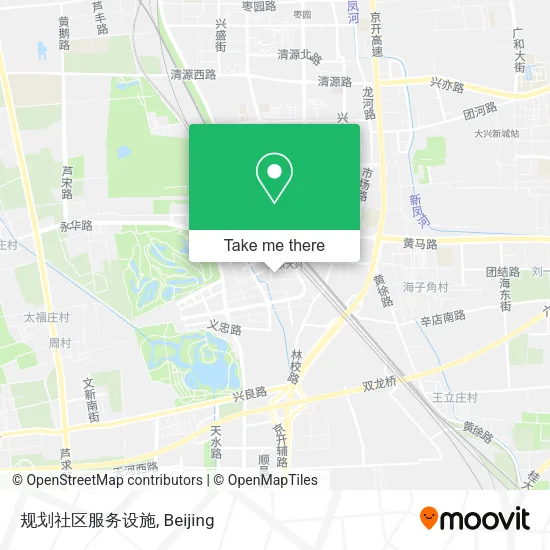 规划社区服务设施 map