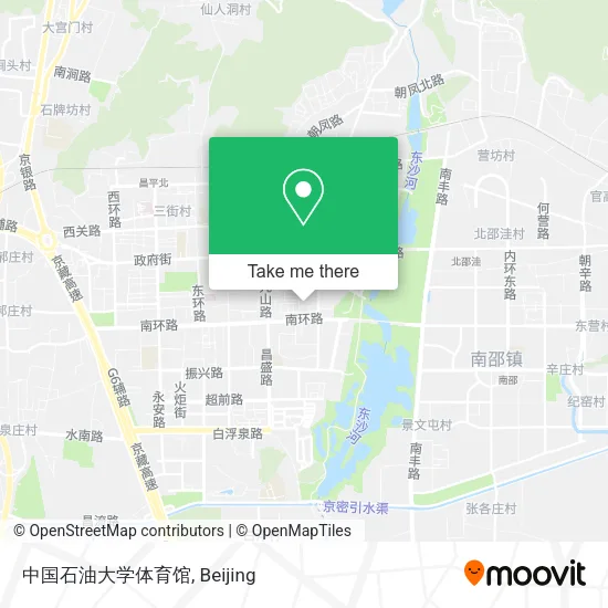 中国石油大学体育馆 map