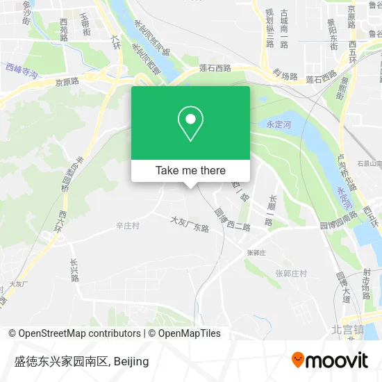 盛徳东兴家园南区 map