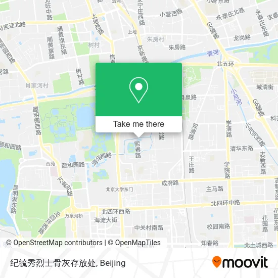 纪毓秀烈士骨灰存放处 map