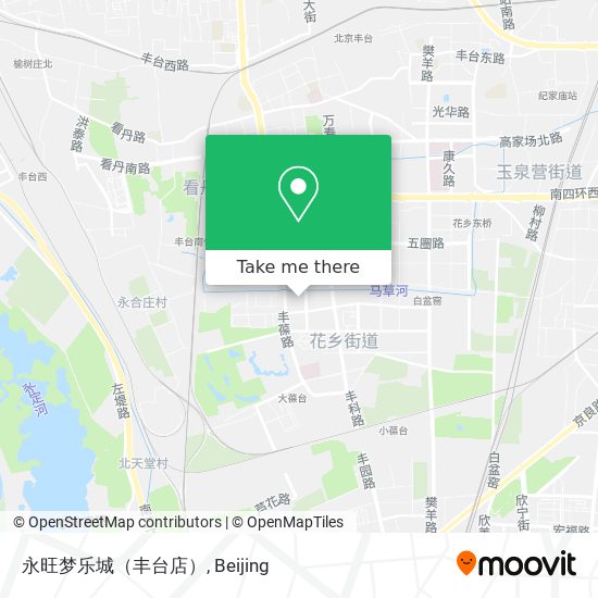 永旺梦乐城（丰台店） map