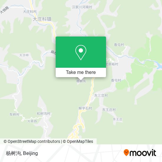 杨树沟 map