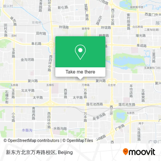 新东方北京万寿路校区 map