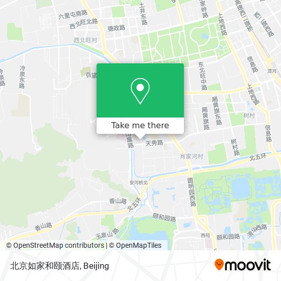 北京如家和颐酒店 map