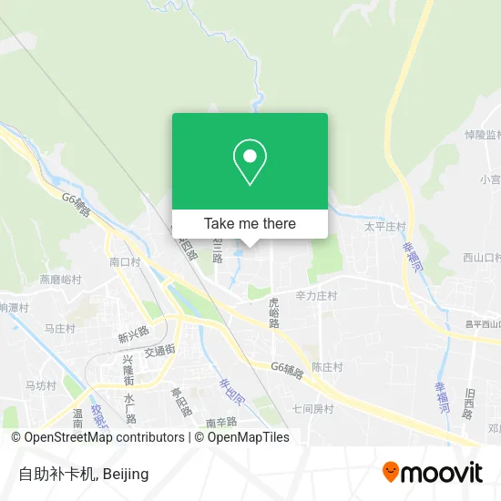 自助补卡机 map