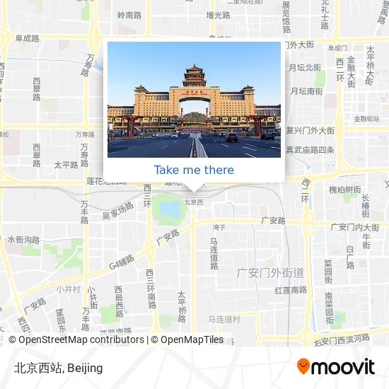 北京西站 map