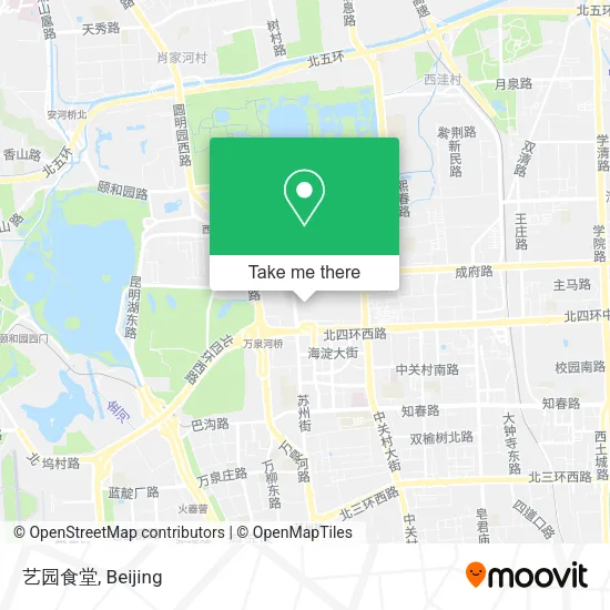 艺园食堂 map