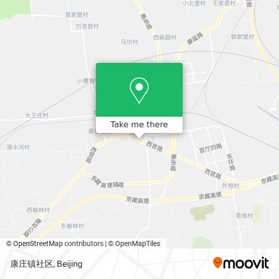 康庄镇社区 map