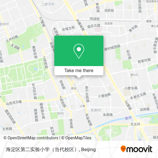 海淀区第二实验小学（当代校区） map