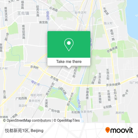悦都新苑1区 map