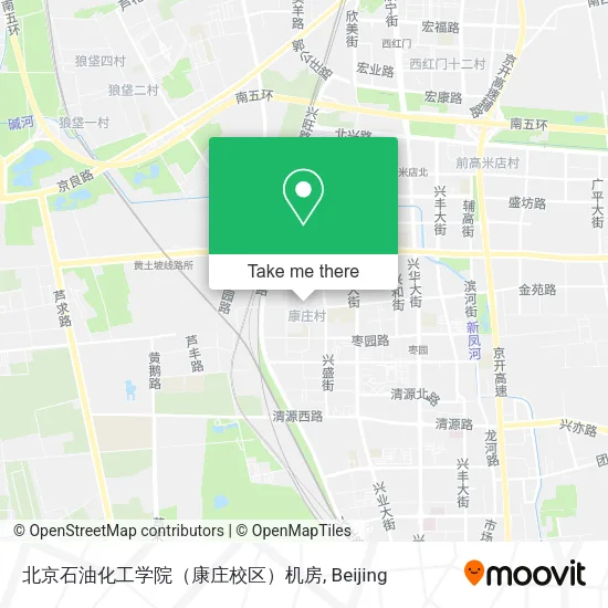 北京石油化工学院（康庄校区）机房 map