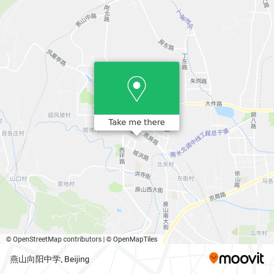 燕山向阳中学 map