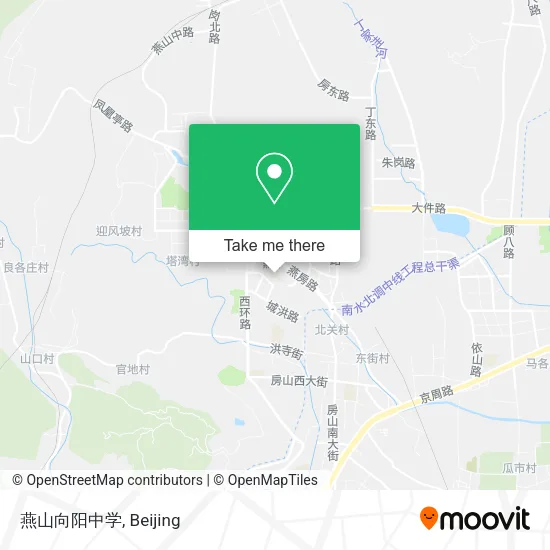 燕山向阳中学 map