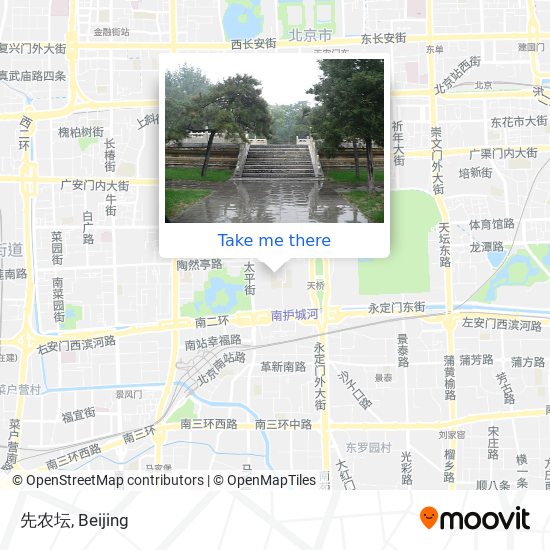 先农坛 map