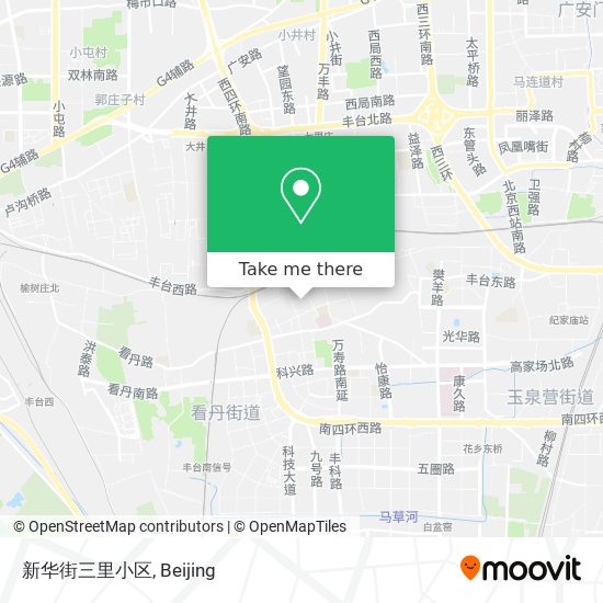新华街三里小区 map