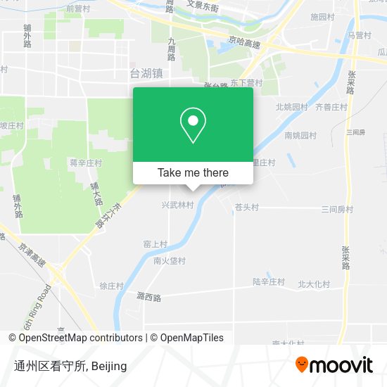 通州区看守所 map