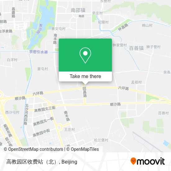 高教园区收费站（北） map