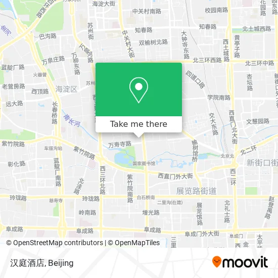 汉庭酒店 map