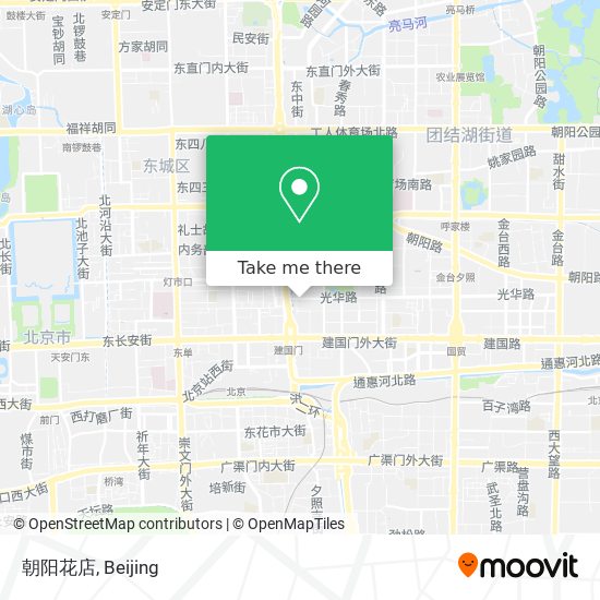 朝阳花店 map