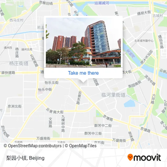 梨园小镇 map