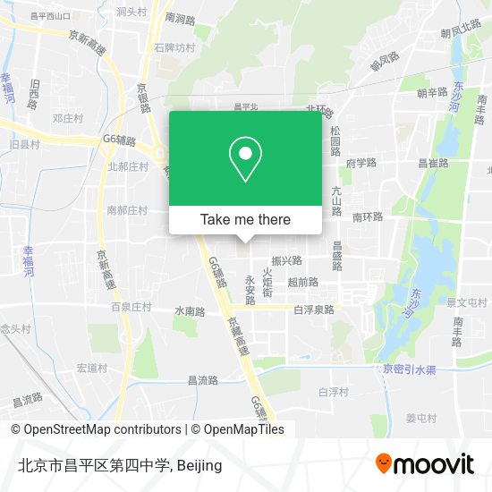 北京市昌平区第四中学 map