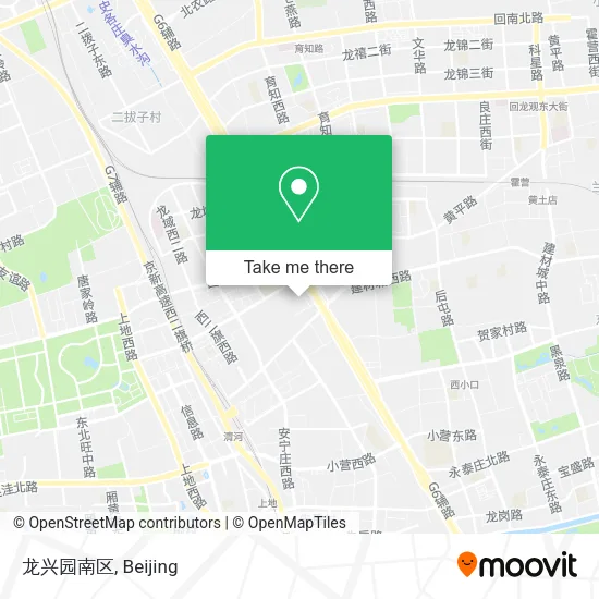 龙兴园南区 map