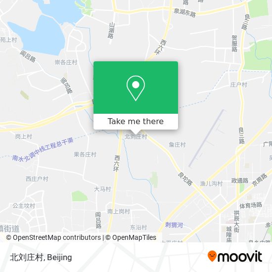 北刘庄村 map