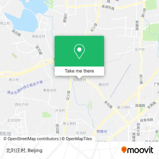 北刘庄村 map