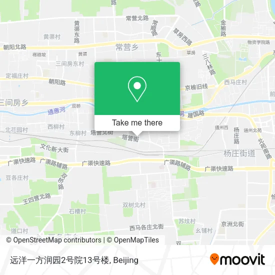 远洋一方润园2号院13号楼 map