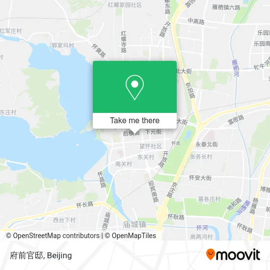 府前官邸 map