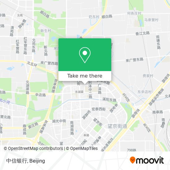 中信银行 map