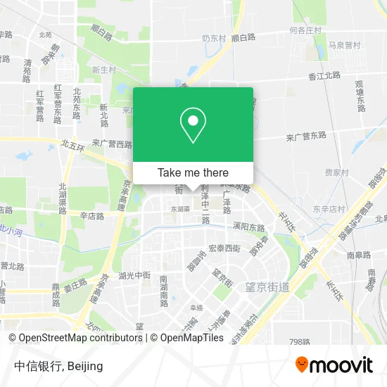 中信银行 map