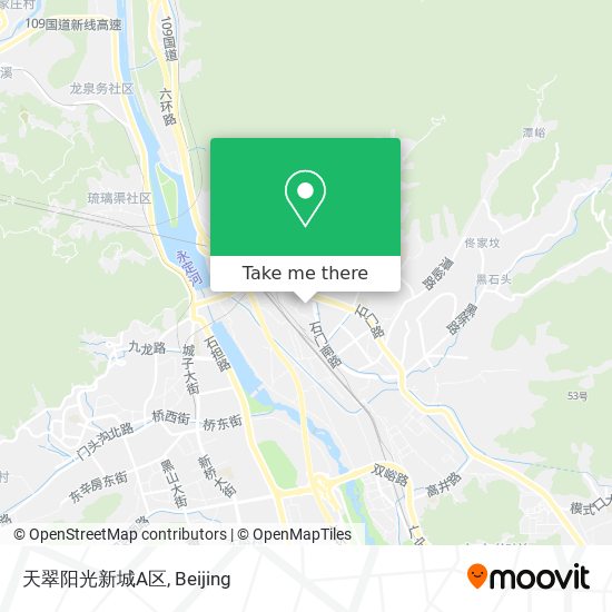 天翠阳光新城A区 map