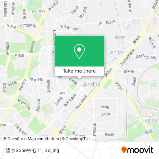 望京Soho中心T1 map