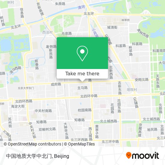 中国地质大学中北门 map