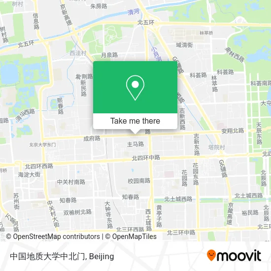 中国地质大学中北门 map