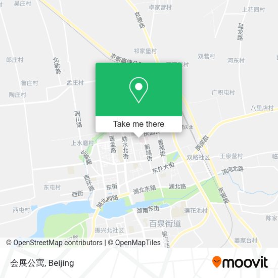 会展公寓 map