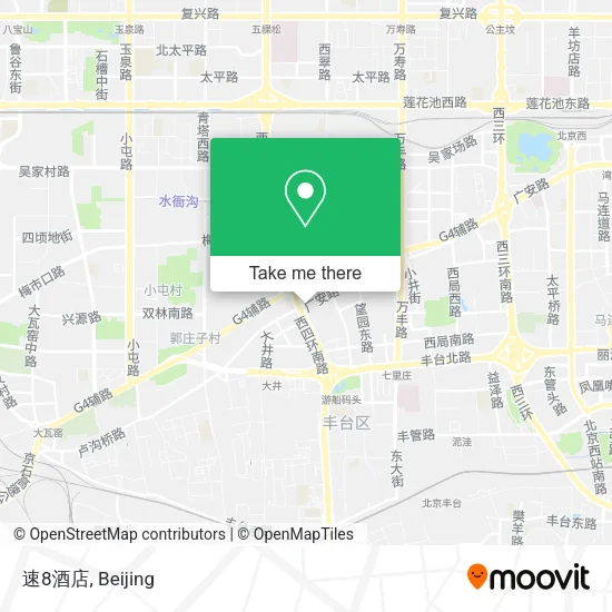 速8酒店 map