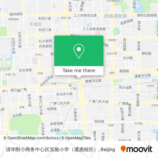 清华附小商务中心区实验小学（通惠校区） map