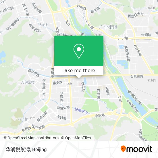 华润悦景湾 map
