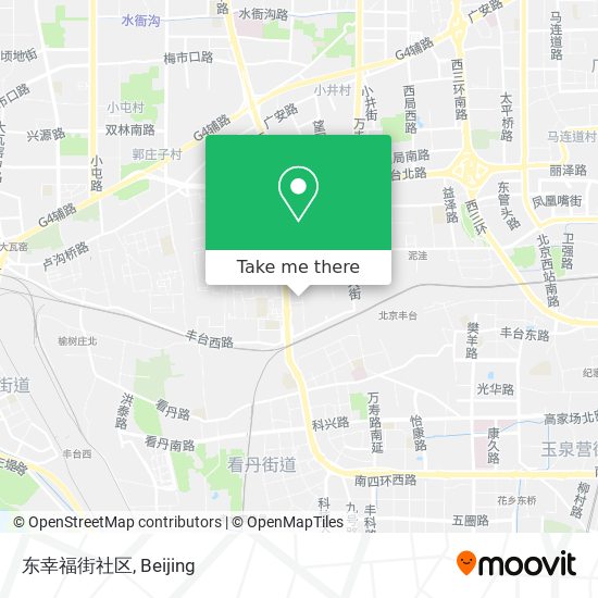 东幸福街社区 map