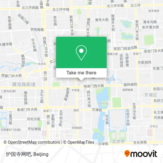 护国寺网吧 map