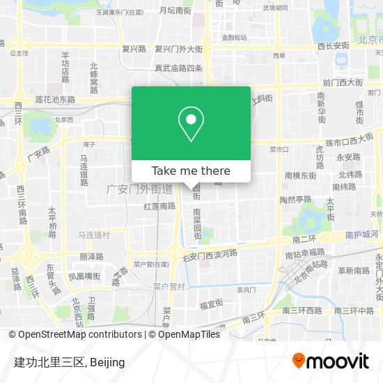 建功北里三区 map