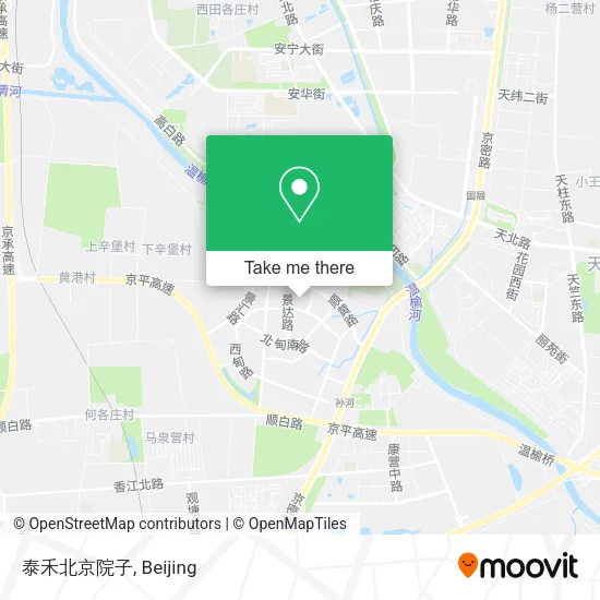 泰禾北京院子 map